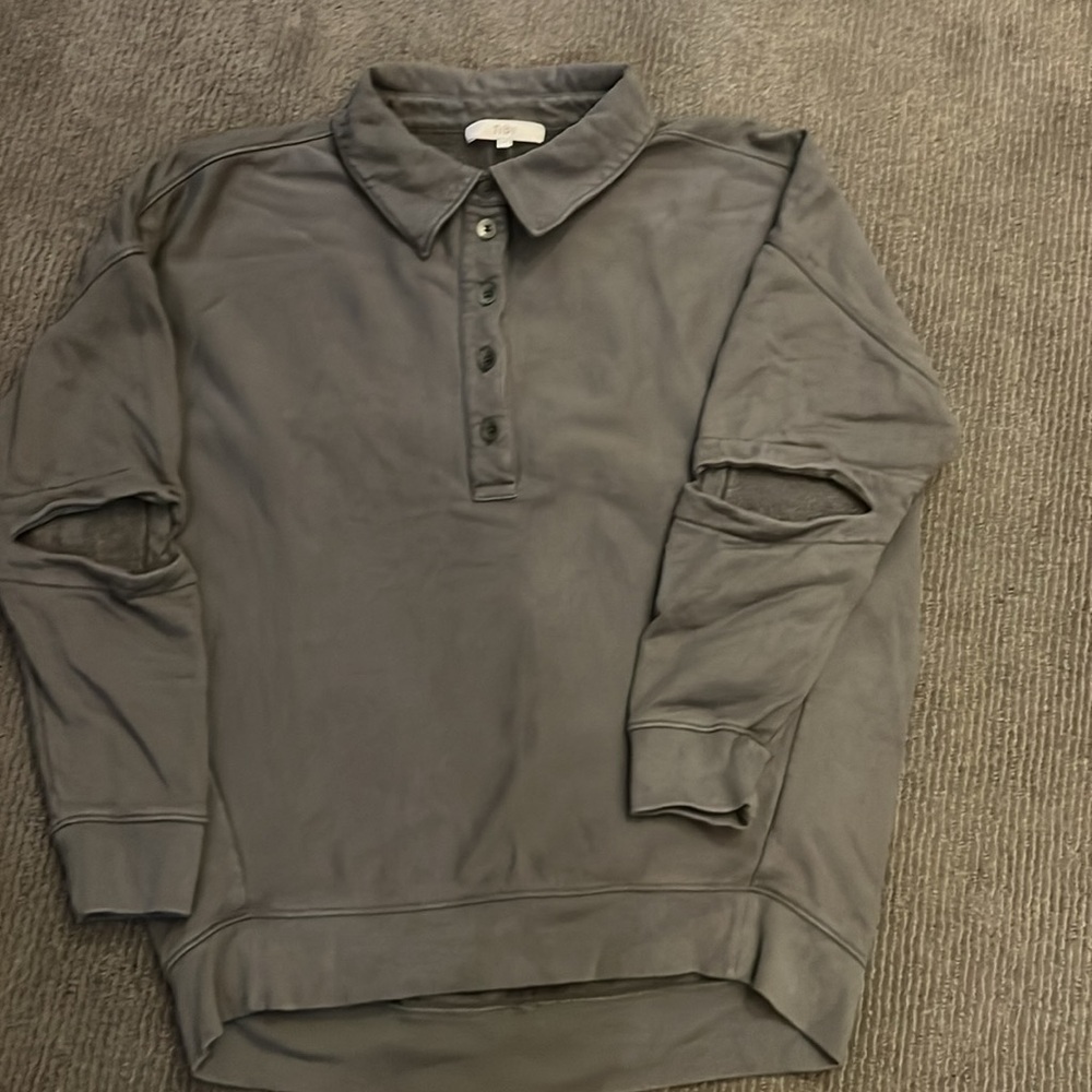 Tibi Cocoon Sweatshirt - Picture 3 of 7